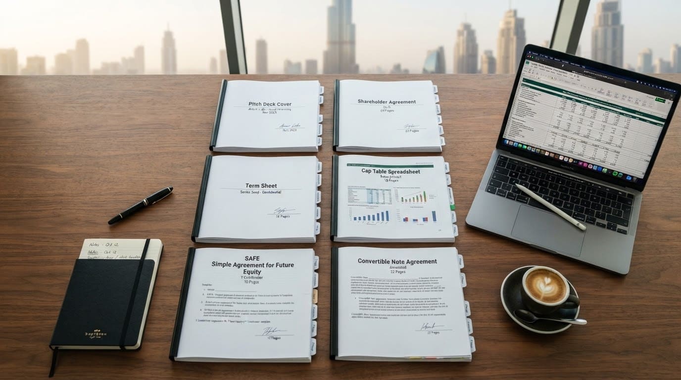 SAFE agreements and convertible notes funding documents in the UAE